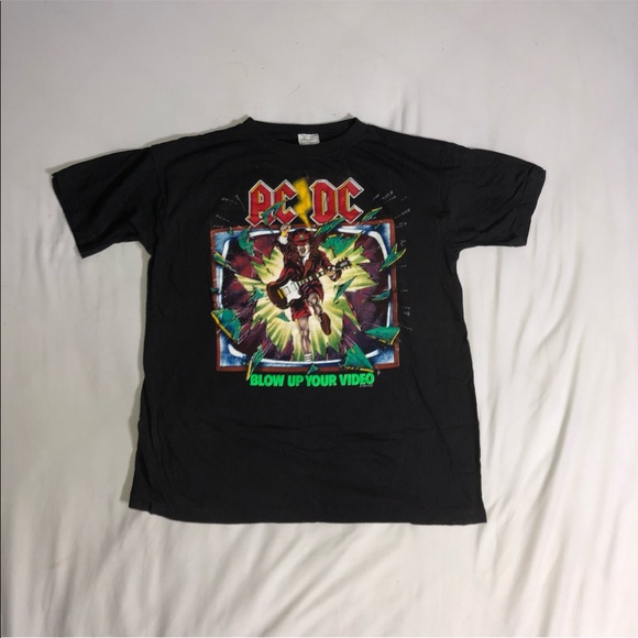 AC/DC Other - Vintage AC/DC 1988 Tour Tee Shirt